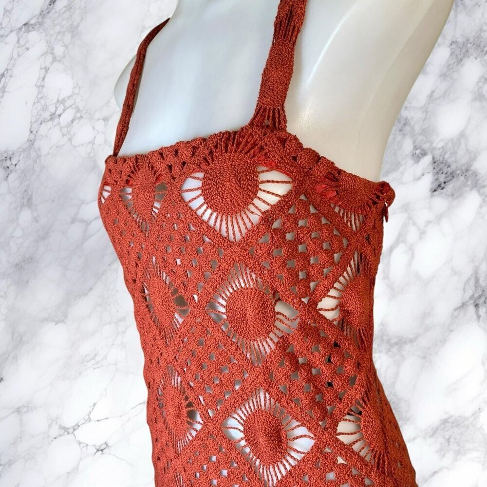 House of Harlow 1960 X Revolve Sylvie Mini - Rust Brown - Picture 7 of 12